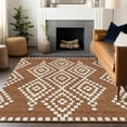 thumbnail image 1 of Addison Rugs Chantille Indoor/Outdoor Transitional Diamonds Terracotta Washable Rectangle Rug, 5' x 7'6", 1 of 6