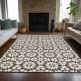 thumbnail image 1 of Addison Rugs Chantille Indoor/Outdoor Transitional Spiral Brown Washable Rectangle Rug, 8' x 10', 1 of 6