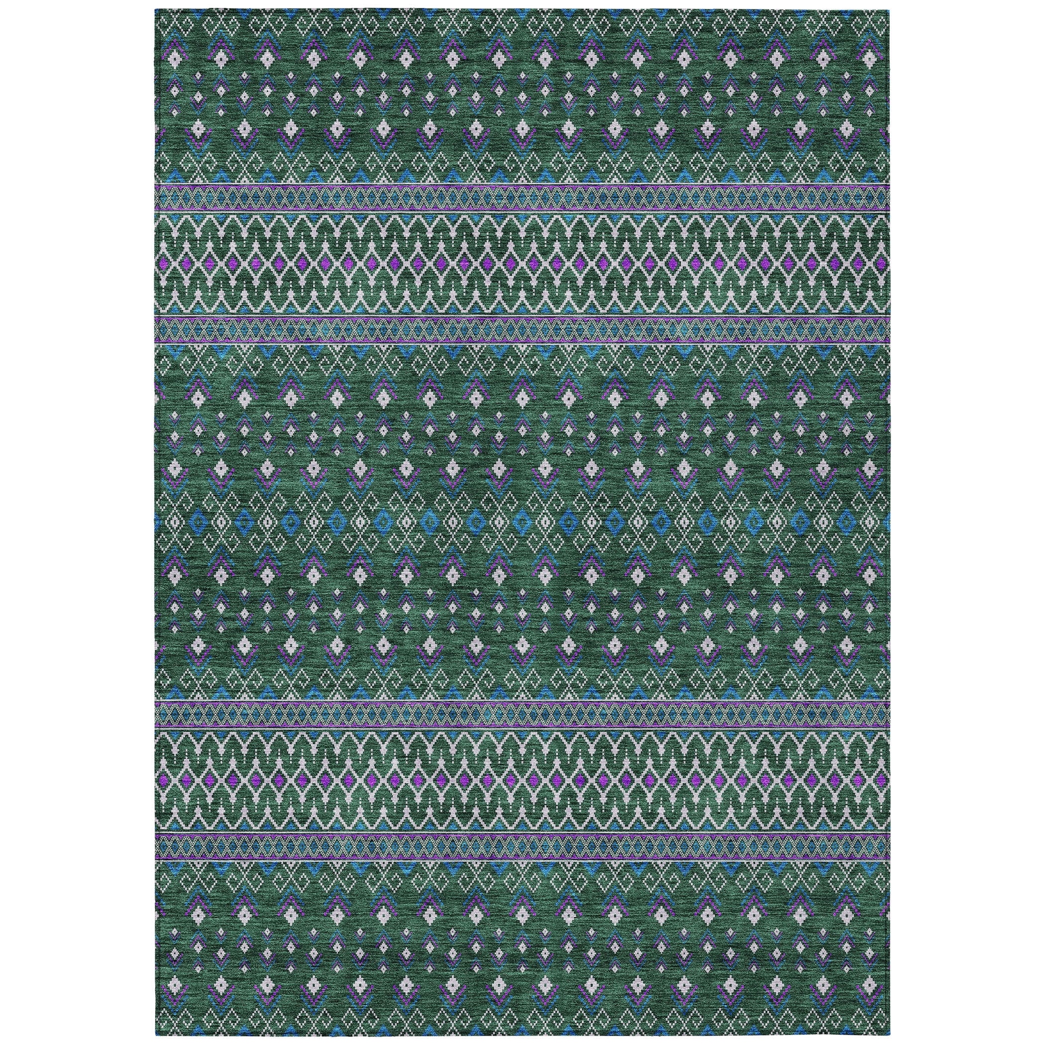 Addison Rugs Machine Washable Indoor/ Outdoor Chantille Boho Morrocan ...