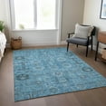 thumbnail image 1 of Addison Rugs Chantille Indoor/Outdoor Traditional Oriental Blue Washable Rectangle Rug, 5' x 7'6", 1 of 6