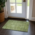 thumbnail image 1 of Addison Rugs Chantille Indoor/Outdoor Transitional Patchwork Fern Washable Rectangle Rug, 1'8" x 2'6", 1 of 6