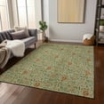 thumbnail image 1 of Addison Rugs Chantille Indoor/Outdoor Transitional Floral Aloe Washable Rectangle Rug, 10' x 14', 1 of 6