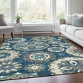 thumbnail image 1 of Addison Rugs Chantille Indoor/Outdoor Transitional Kaleidoscope Blue Washable Rectangle Rug, 10' x 14', 1 of 6