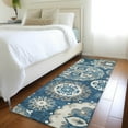 thumbnail image 1 of Addison Rugs Chantille Indoor/Outdoor Transitional Kaleidoscope Blue Washable Runner Rug, 2'3" x 7'6", 1 of 6