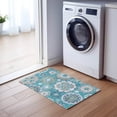 thumbnail image 1 of Addison Rugs Chantille Indoor/Outdoor Transitional Kaleidoscope Teal Washable Rectangle Rug, 1'8" x 2'6", 1 of 6