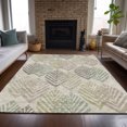 thumbnail image 1 of Addison Rugs Chantille Indoor/Outdoor Transitional Floral Beige Washable Rectangle Rug, 10' x 14', 1 of 6
