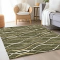 thumbnail image 1 of Addison Rugs Chantille Indoor/Outdoor Transitional Waves Olive Washable Rectangle Rug, 2'6" x 3'10", 1 of 6
