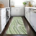 thumbnail image 1 of Addison Rugs Chantille Indoor/Outdoor Transitional Swirls Aloe Washable Runner Rug, 2'3" x 7'6", 1 of 6