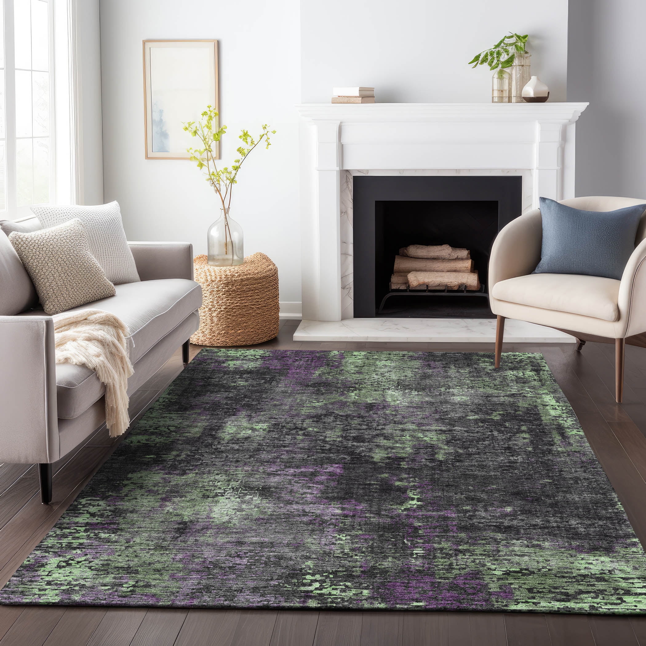 Addison Rugs Chantille Indoor/Outdoor Transitional Modern Granite ...