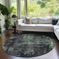thumbnail image 1 of Addison Rugs Chantille Indoor/Outdoor Transitional Modern Granite Washable Round Rug, 8' x 8', 1 of 6