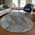 thumbnail image 1 of Addison Rugs Chantille Indoor/Outdoor Transitional Modern Gray Washable Round Rug, 8' x 8', 1 of 6