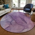 thumbnail image 1 of Addison Rugs Chantille Indoor/Outdoor Transitional Modern Purple Washable Round Rug, 8' x 8', 1 of 6