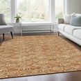 thumbnail image 1 of Addison Rugs Chantille Indoor/Outdoor Transitional Circles Terracotta Washable Rectangle Rug, 5' x 7'6", 1 of 6