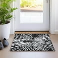 thumbnail image 1 of Addison Rugs Chantille Indoor/Outdoor Transitional Modern Black Washable Rectangle Rug, 1'8" x 2'6", 1 of 6