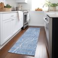 thumbnail image 1 of Addison Rugs Chantille Indoor/Outdoor Transitional Lines Blue Washable Runner Rug, 2'3" x 7'6", 1 of 6