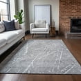 thumbnail image 1 of Addison Rugs Chantille Indoor/Outdoor Transitional Lines Gray Washable Rectangle Rug, 3' x 5', 1 of 6