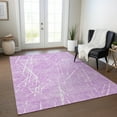 thumbnail image 1 of Addison Rugs Chantille Indoor/Outdoor Transitional Lines Lilac Washable Rectangle Rug, 9' x 12', 1 of 6