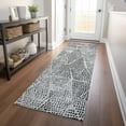thumbnail image 1 of Addison Rugs Chantille Indoor/Outdoor Transitional Diamond Pewter Washable Runner Rug, 2'3" x 7'6", 1 of 6