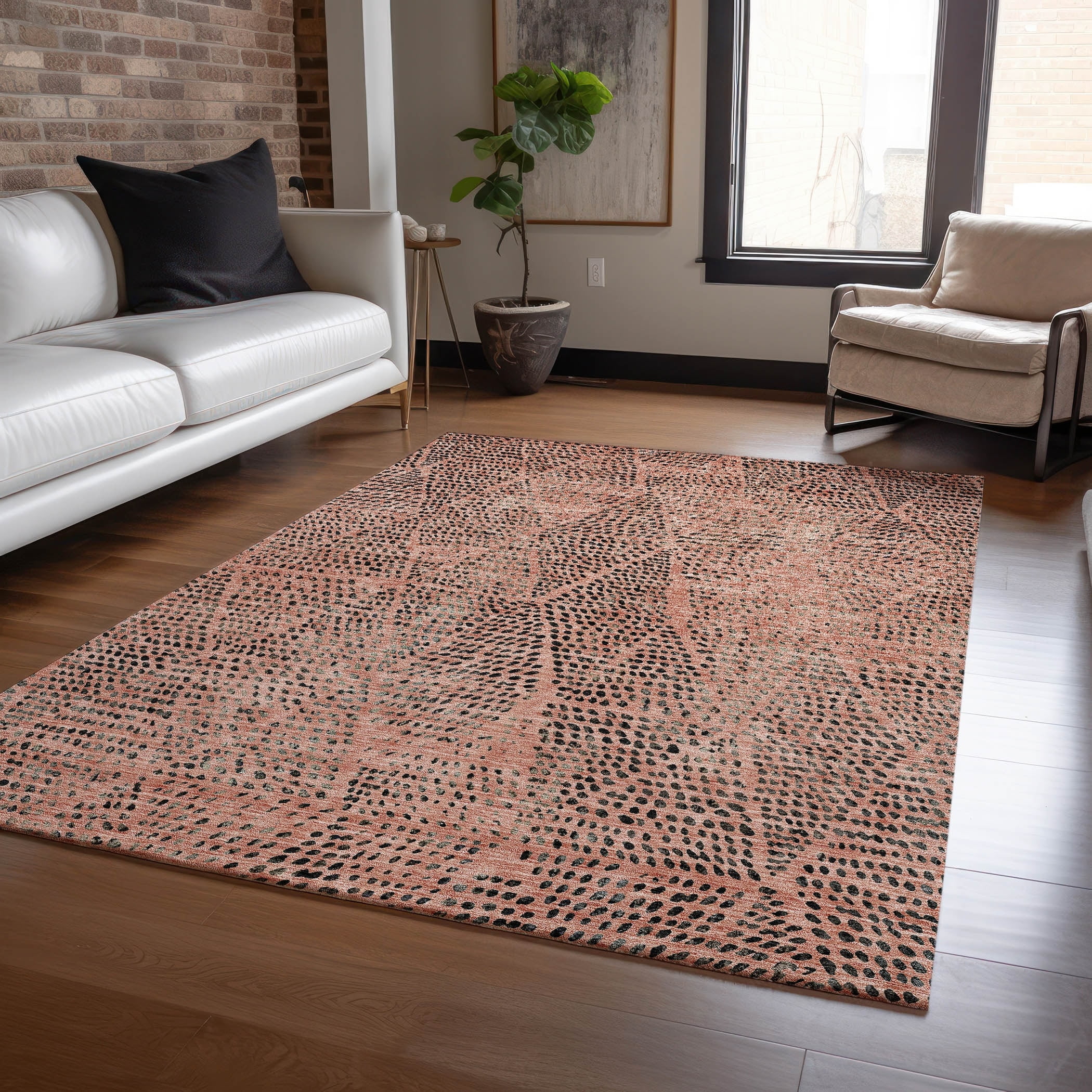 Addison Rugs Machine Washable Indoor/ Outdoor Chantille Contemporary ...
