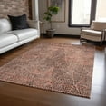 thumbnail image 1 of Addison Rugs Chantille Indoor/Outdoor Transitional Diamond Salmon Washable Rectangle Rug, 9' x 12', 1 of 6