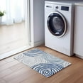 thumbnail image 1 of Addison Rugs Chantille Indoor/Outdoor Transitional Swirls Blue Washable Rectangle Rug, 1'8" x 2'6", 1 of 6
