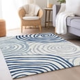 thumbnail image 1 of Addison Rugs Chantille Indoor/Outdoor Transitional Swirls Blue Washable Rectangle Rug, 2'6" x 3'10", 1 of 6