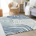 thumbnail image 1 of Addison Rugs Chantille Indoor/Outdoor Transitional Swirls Blue Washable Rectangle Rug, 9' x 12', 1 of 6