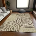 thumbnail image 1 of Addison Rugs Chantille Indoor/Outdoor Transitional Swirls Brown Washable Rectangle Rug, 5' x 7'6", 1 of 6