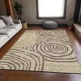 thumbnail image 1 of Addison Rugs Chantille Indoor/Outdoor Transitional Swirls Brown Washable Rectangle Rug, 9' x 12', 1 of 6