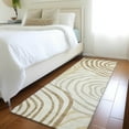 thumbnail image 1 of Addison Rugs Chantille Indoor/Outdoor Transitional Swirls Gold Washable Runner Rug, 2'3" x 7'6", 1 of 6