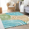thumbnail image 1 of Addison Rugs Chantille Indoor/Outdoor Transitional Swirls White Washable Rectangle Rug, 8' x 10', 1 of 6