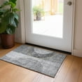 thumbnail image 1 of Addison Rugs Chantille Indoor/Outdoor Transitional Modern Charcoal Washable Rectangle Rug, 1'8" x 2'6", 1 of 6