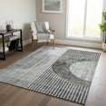 thumbnail image 1 of Addison Rugs Chantille Indoor/Outdoor Transitional Modern Charcoal Washable Rectangle Rug, 8' x 10', 1 of 6