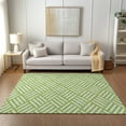 thumbnail image 1 of Addison Rugs Chantille Indoor/Outdoor Transitional Squares Lime Washable Rectangle Rug, 5' x 7'6", 1 of 6