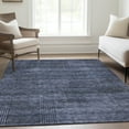 thumbnail image 1 of Addison Rugs Chantille Indoor/Outdoor Transitional Stripes Navy Washable Rectangle Rug, 3' x 5', 1 of 6