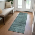 thumbnail image 1 of Addison Rugs Chantille Indoor/Outdoor Transitional Stripes Teal Washable Runner Rug, 2'3" x 7'6", 1 of 6