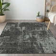 thumbnail image 1 of Addison Rugs Chantille Indoor/Outdoor Transitional Geometric Black Washable Rectangle Rug, 9' x 12', 1 of 6