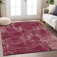 thumbnail image 1 of Addison Rugs Chantille Indoor/Outdoor Transitional Geometric Burgundy Washable Rectangle Rug, 5' x 7'6", 1 of 6