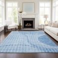 thumbnail image 1 of Addison Rugs Chantille Indoor/Outdoor Transitional Striped Blue Washable Rectangle Rug, 8' x 10', 1 of 6