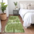 thumbnail image 1 of Addison Rugs Chantille Indoor/Outdoor Transitional Geometric Green Washable Runner Rug, 2'3" x 7'6", 1 of 6