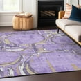 thumbnail image 1 of Addison Rugs Chantille Indoor/Outdoor Transitional Geometric Lavender Washable Rectangle Rug, 5' x 7'6", 1 of 6