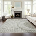 thumbnail image 1 of Addison Rugs Chantille Indoor/Outdoor Transitional Striped Taupe Washable Rectangle Rug, 3' x 5', 1 of 6