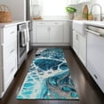 thumbnail image 1 of Addison Rugs Chantille Indoor/Outdoor Transitional Modern Teal Washable Runner Rug, 2'3" x 7'6", 1 of 6