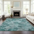thumbnail image 1 of Addison Rugs Chantille Indoor/Outdoor Transitional Modern Teal Washable Rectangle Rug, 8' x 10', 1 of 5