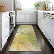 Addison Rugs Chantille Indoor/Outdoor Transitional Modern Green Washable Runner Rug, 2'3" x 7'6"