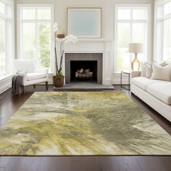 Addison Rugs Chantille Indoor/Outdoor Transitional Modern Taupe Washable Rectangle Rug, 3' x 5'
