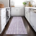 thumbnail image 1 of Addison Rugs Chantille Indoor/Outdoor Transitional Stripes Lavender Washable Runner Rug, 2'3" x 7'6", 1 of 6