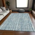 thumbnail image 1 of Addison Rugs Chantille Indoor/Outdoor Transitional Stripes Blue Washable Rectangle Rug, 10' x 14', 1 of 6