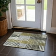 thumbnail image 1 of Addison Rugs Chantille Indoor/Outdoor Transitional Striped Brown Washable Rectangle Rug, 1'8" x 2'6", 1 of 6