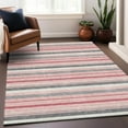 thumbnail image 1 of Addison Rugs Chantille Indoor/Outdoor Transitional Stripes Pink Washable Rectangle Rug, 3' x 5', 1 of 6